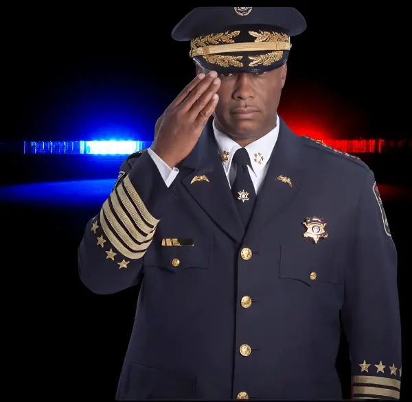 Retired Sheriff Victor Hill in dress uniform